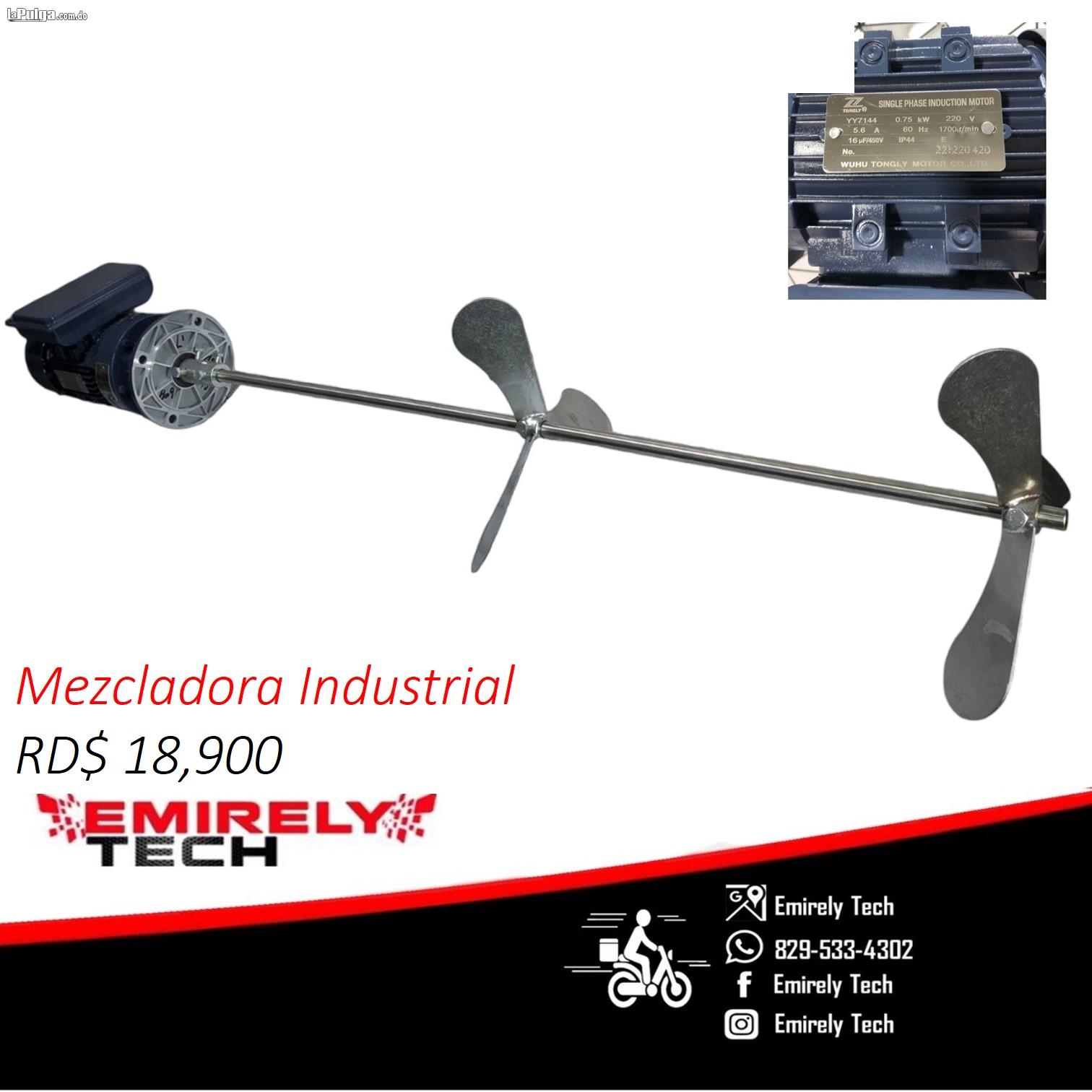 Mezcladora motor agitador batidora electrica industrial de liquidos Foto 7157753-4.jpg