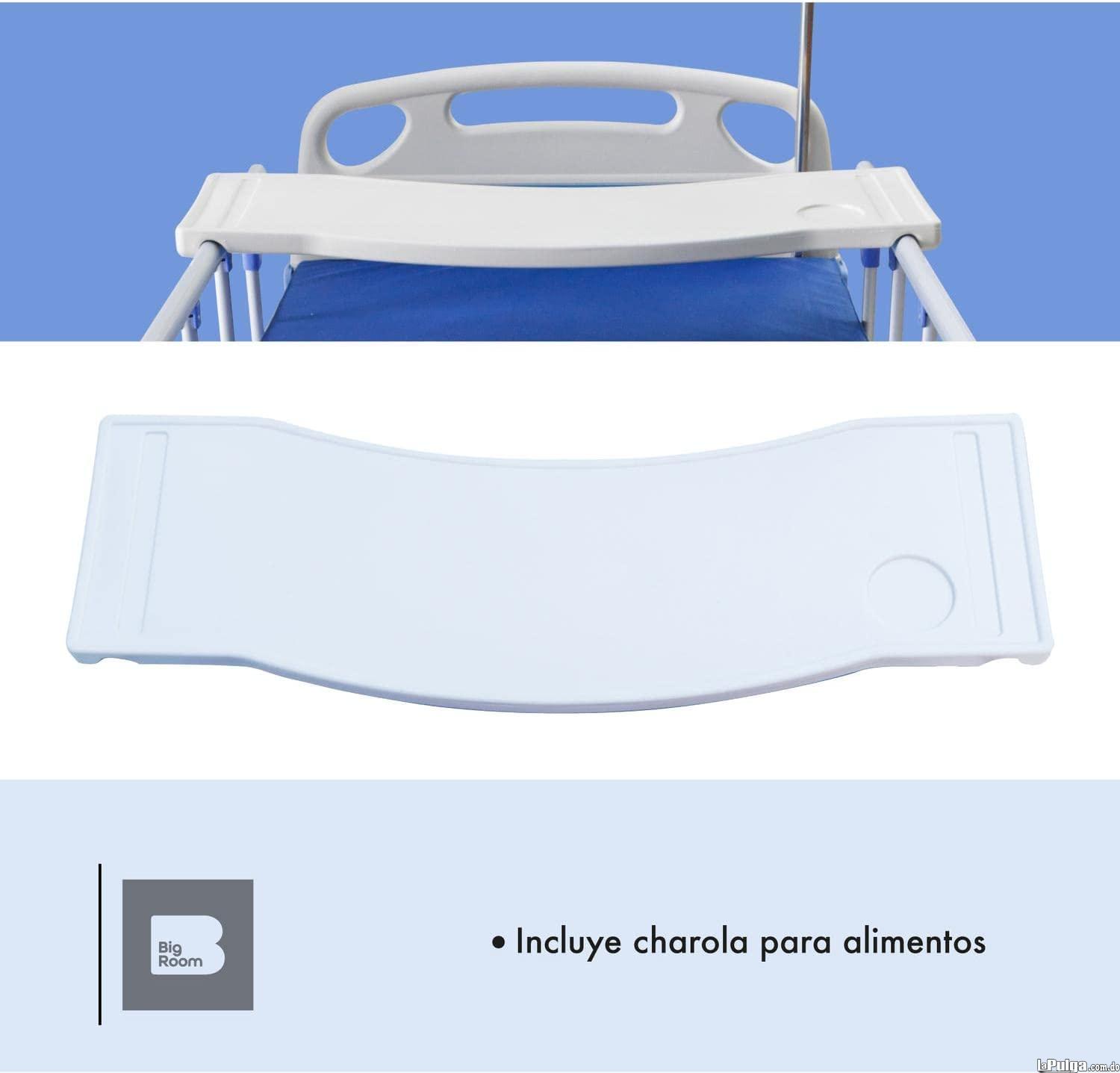 Cama Hospitalaria Manual Porta Suero y Bandeja Colchon Cama De Hospita Foto 7157807-8.jpg