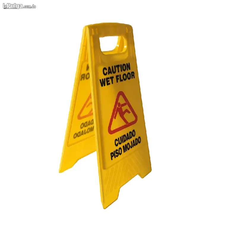 Señal de precaución piso mojado caution wet floor Foto 7157921-4.jpg