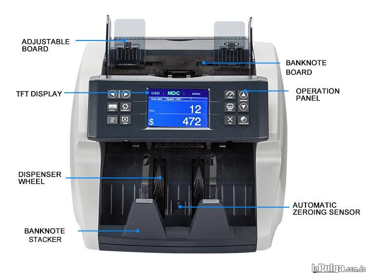 Maquina Contadora detector de billetes dolar peso Euro moneda identifi Foto 7158202-2.jpg