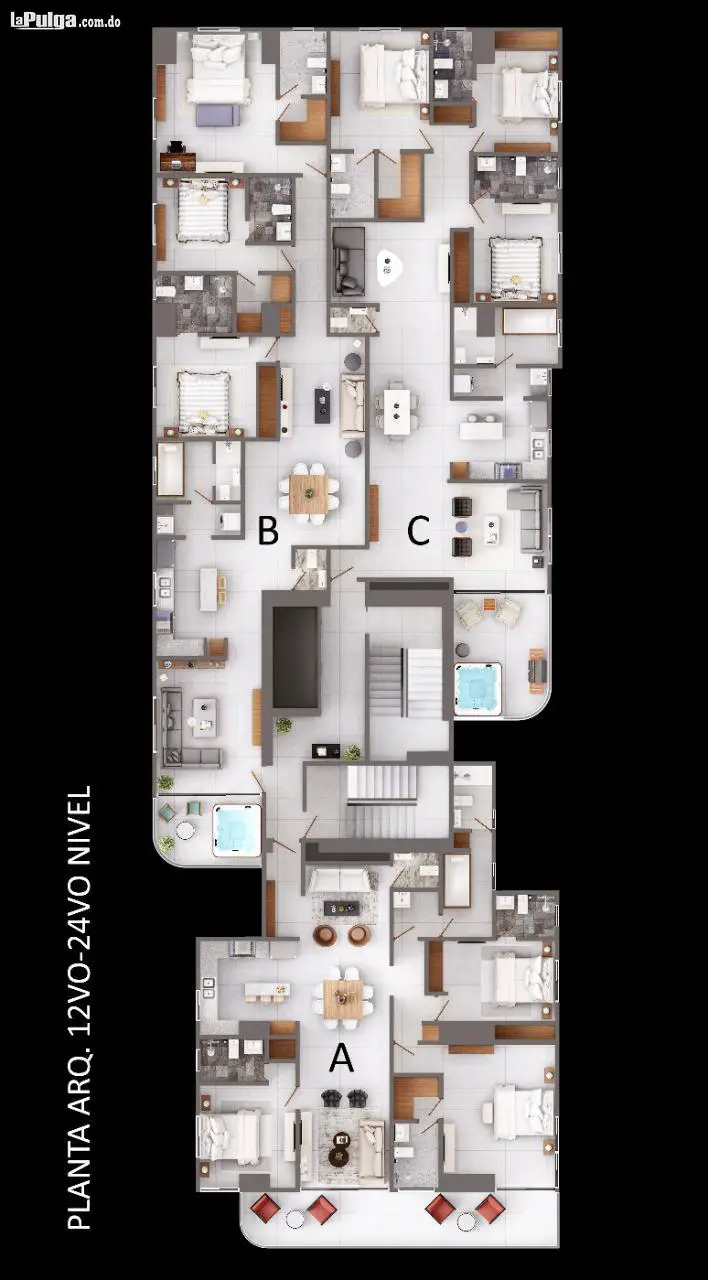 Apartamento en sector SDE - Alma Rosa 2 habitaciones 2 parqueos Foto 7158274-3.jpg