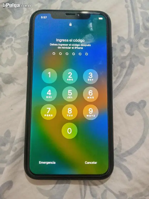 iPhone xrnegro64GBdesbloqueadocargadoraudífonosprotector de pant Foto 7159169-3.jpg