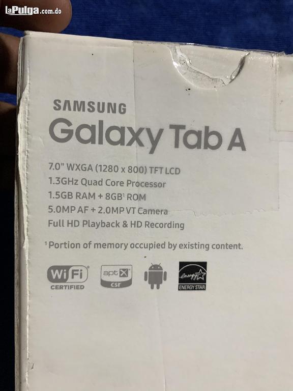 Tabler Samsung tab A T280 1.5 Ram 8 GB nueva en su caja NOUSA CHIP Foto 7161693-4.jpg