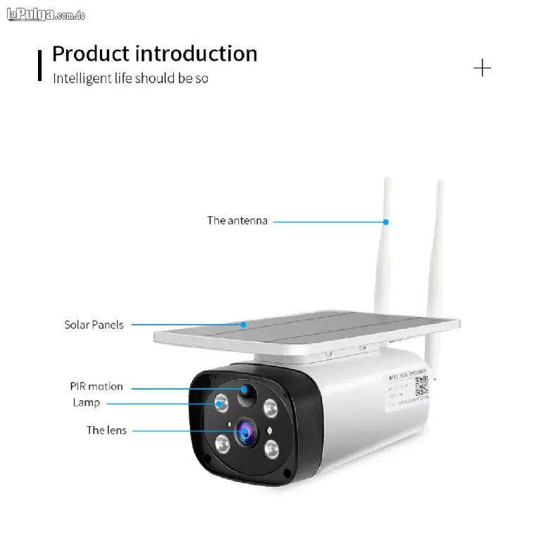 Cámara de seguridad solar wifi para exterior batería recargable Foto 7162113-1.jpg