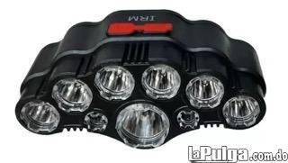 Lampara foco de cabeza con 9 luz led linterna frontal recargable  Foto 7162210-4.jpg