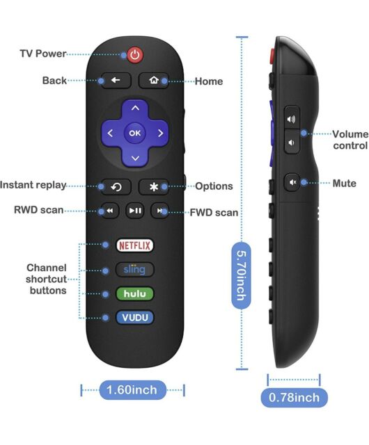 Control remoto RC280 compatible con TCL Roku Foto 7165893-2.jpg