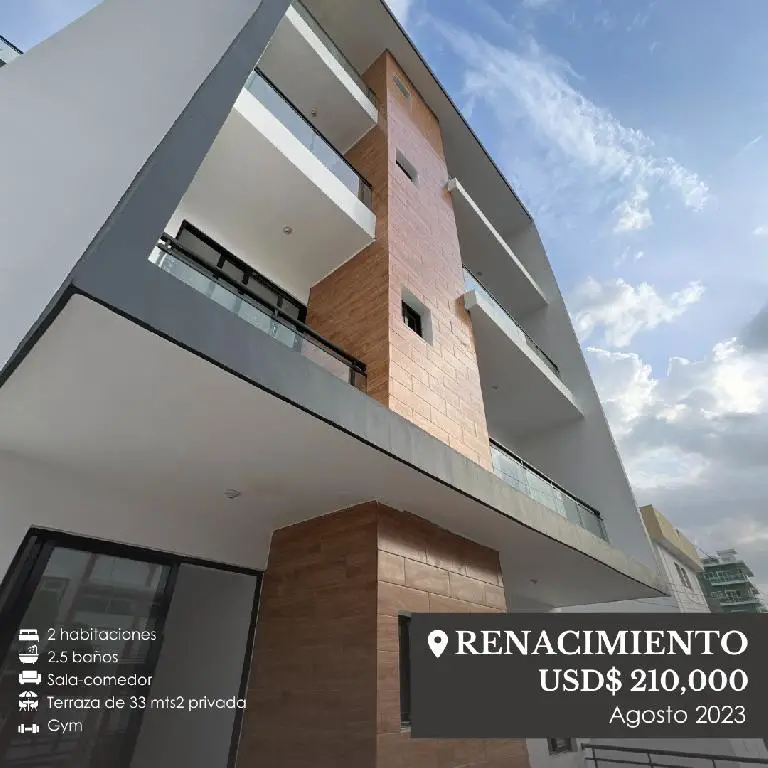 Apartamento en Renacimiento con amplia terraza sin estrenar Foto 7165908-1.jpg