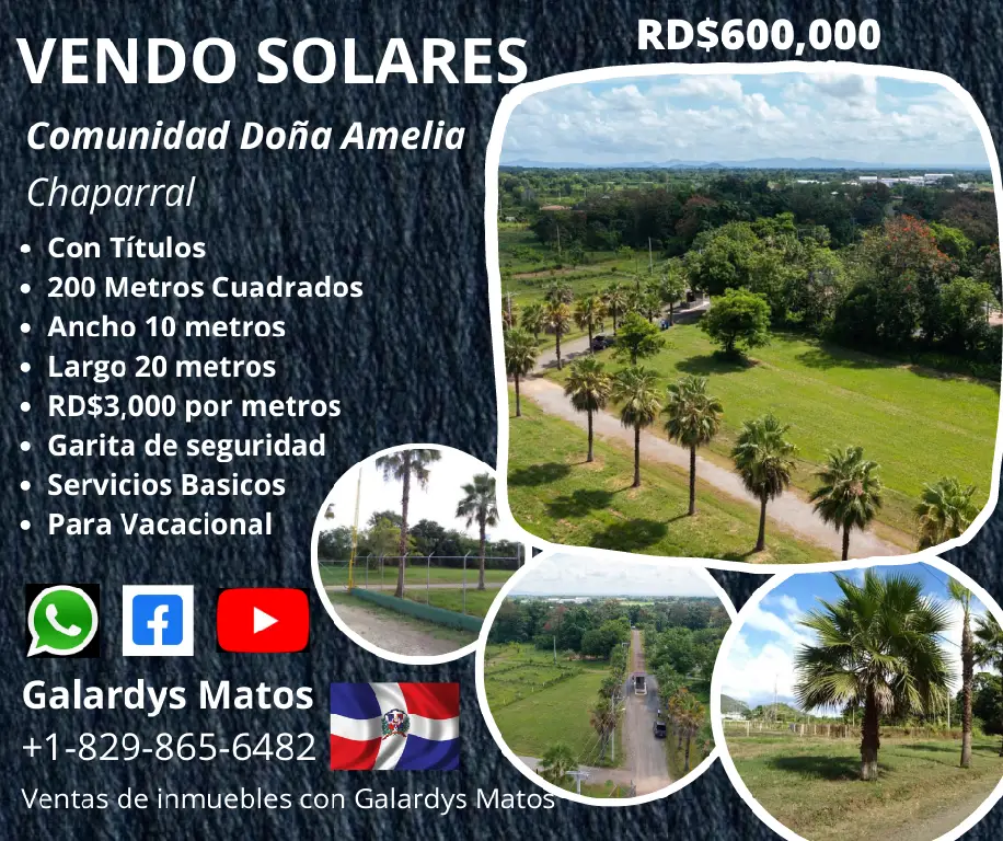 Solares en venta de 200 Mts2 a RD3000 por Metros Foto 7166421-1.jpg