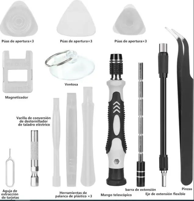 Kit juego de destornilladores de precision 115 en 1 bisutime Foto 7168845-4.jpg