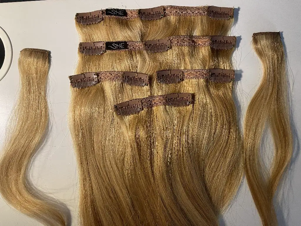 Extensiones de pelo humano. 100 de 18” longitud.  Excelent Foto 7169563-3.jpg