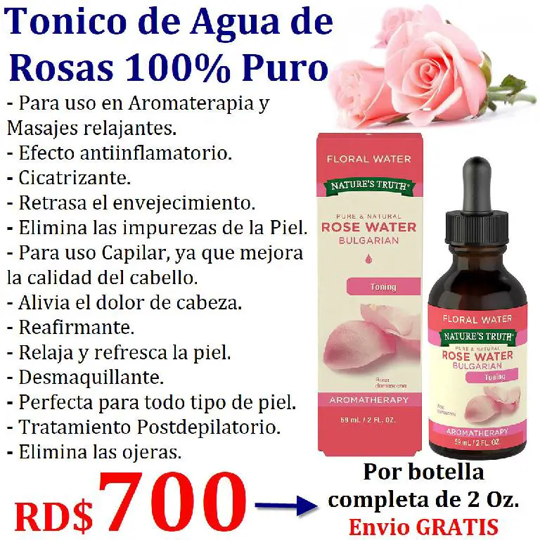 agua de rosas de bulgaria rose water facial cosmetica Foto 7170792-1.jpg