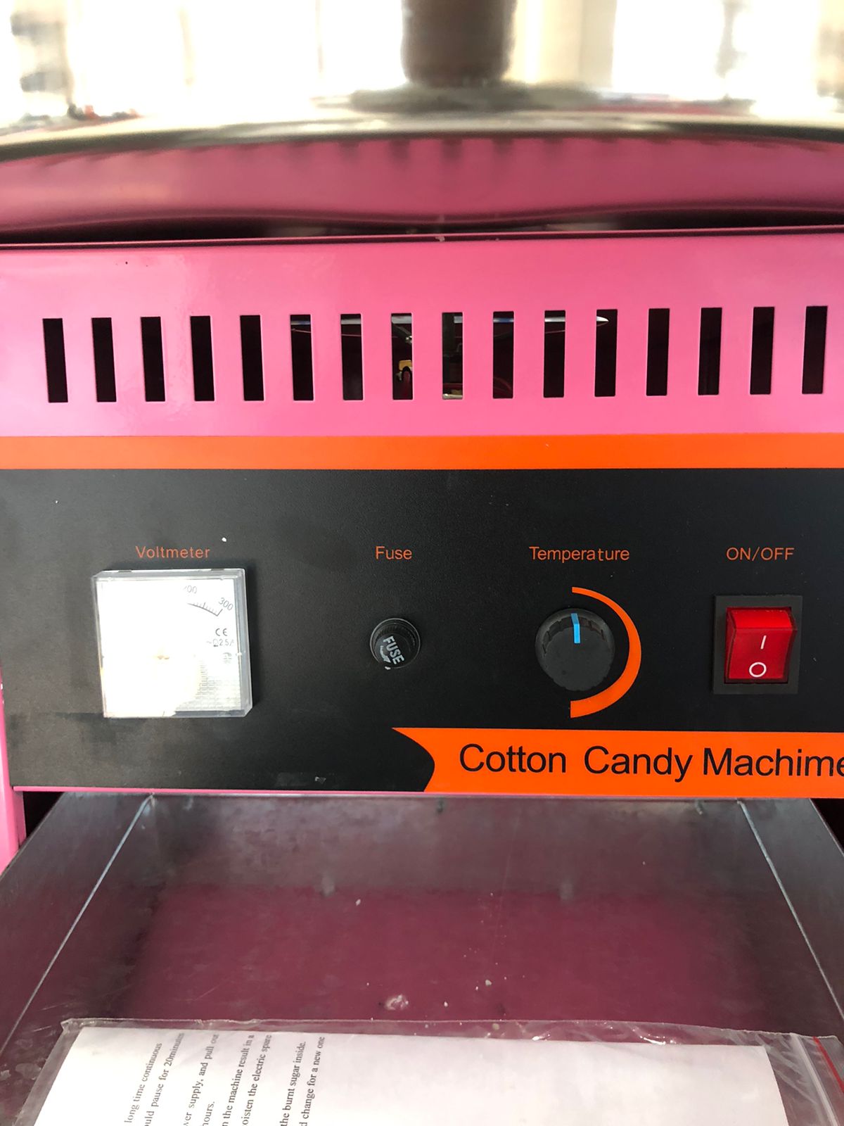 Maquina electrica de algodon de azucar Generadora horno  Foto 7171114-7.jpg