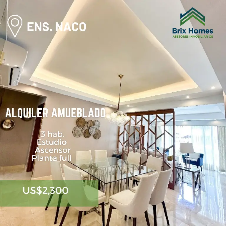 Alquiler amueblado en Naco Foto 7171348-T1.jpg
