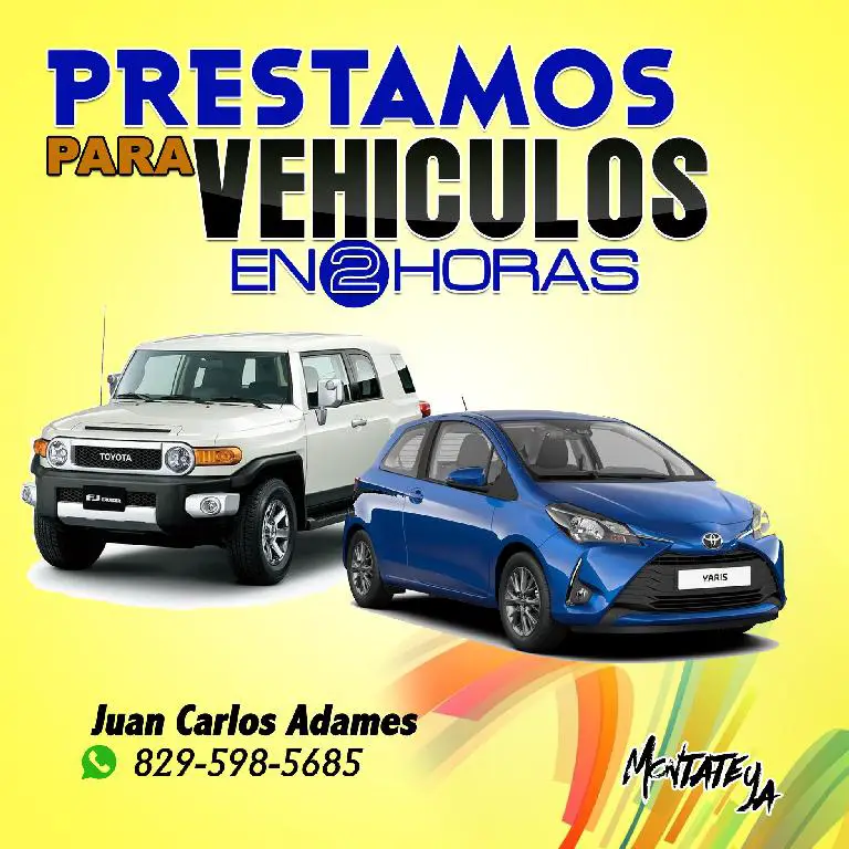 PRESTAMOS VEHICULOS EN 2 HORAS  Foto 7172504-1.jpg