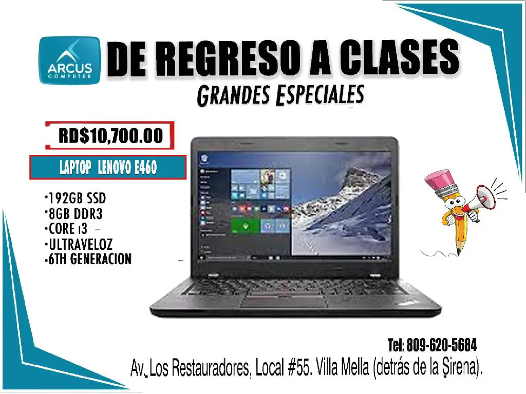 Laptop Lenovo E460/ 192GB SSD/ 8GB DDR3/ Core i3 Foto 7172772-1.jpg