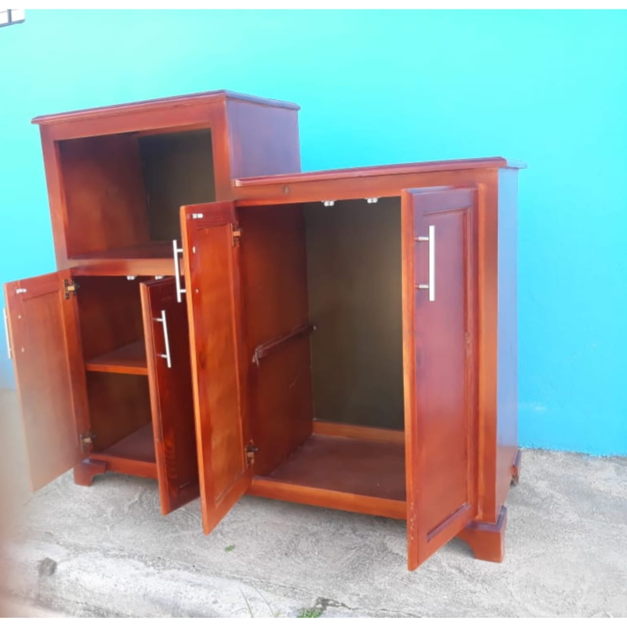 Mueble dispensador con hueco para microonda y almacenador Foto 7172885-3.jpg