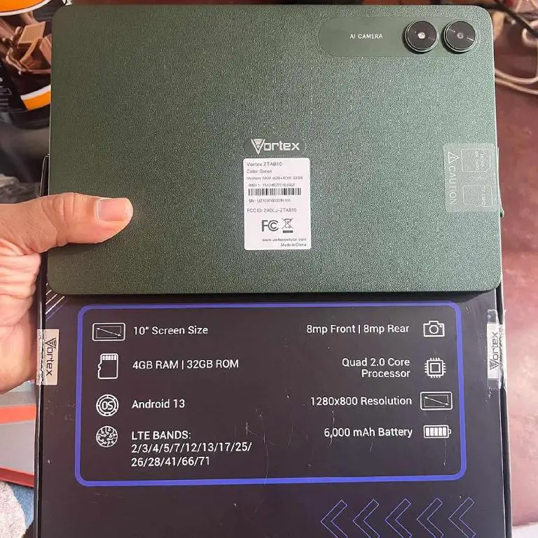 Tablet Vortex ZTAB10 de 32 gb y 4 gb de ram La Pulga Virtual