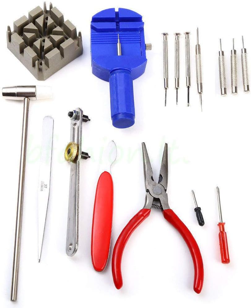 Kit de 16 herramientas de reparación de relojes y ajuste Foto 7175413-3.jpg