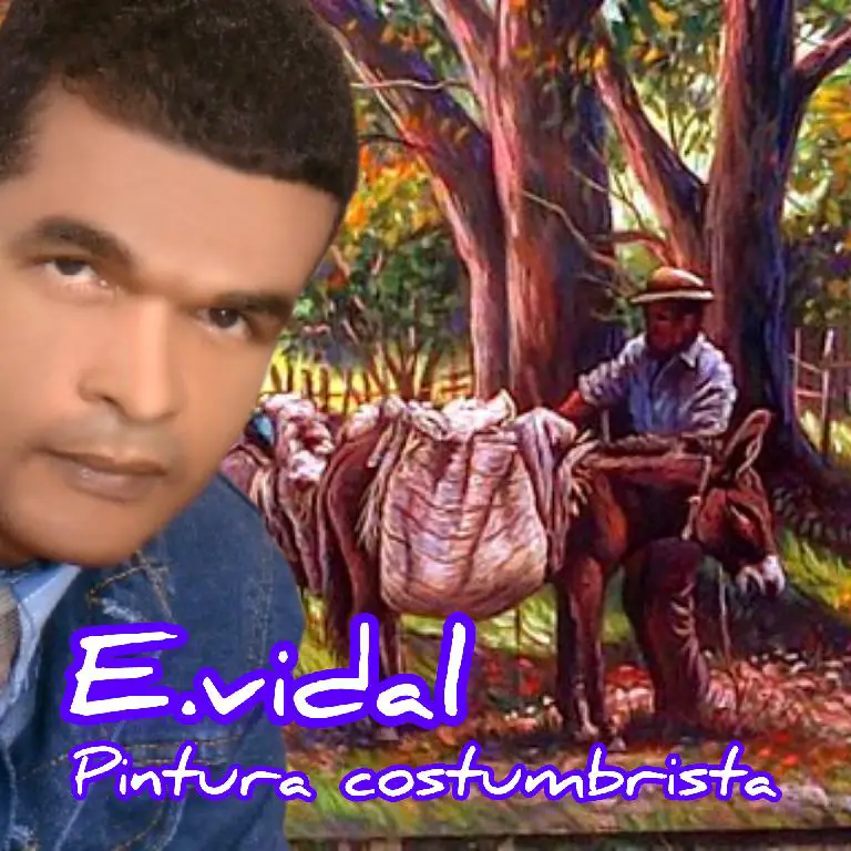 pintor dominicano cuadro costumbrista obra de arte e.vidal Foto 7176346-9.jpg