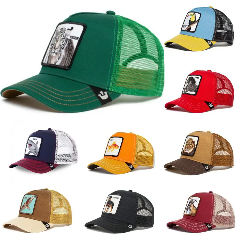 Gorras tipo goorin bros animales camioneras malla ajusta Foto 7178124-1.jpg