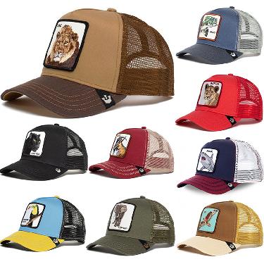 Gorras tipo goorin bros animales camioneras malla ajusta Foto 7178124-4.jpg