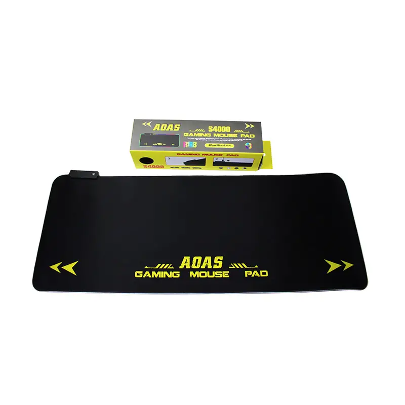 MOUSE PAD ALFOMBRILLA GAMER CON LUCES RGB AOAS S4000  Foto 7182352-1.jpg