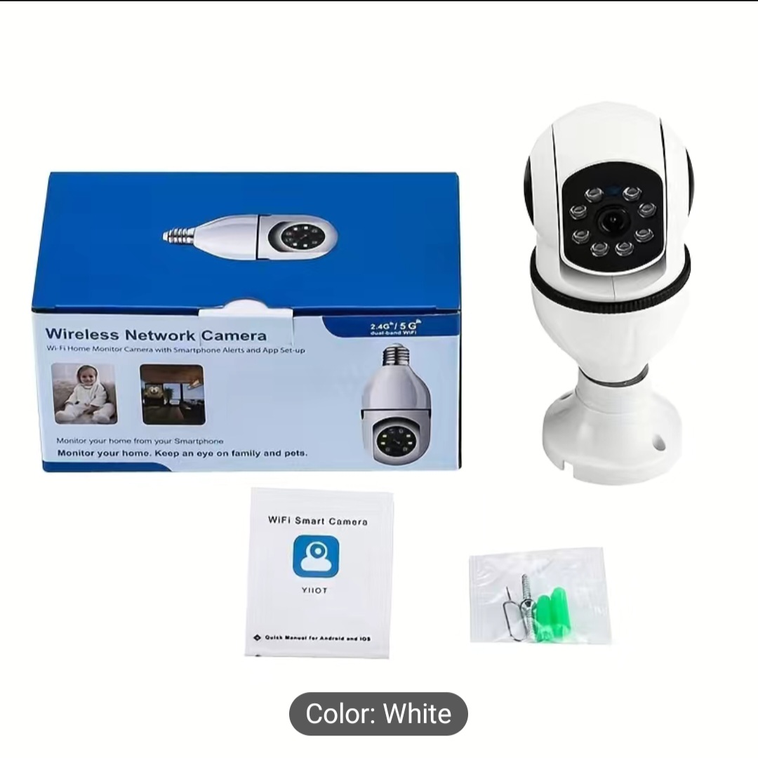 Camara tipo bombillo 360 Audio doble via Wifi 5G Foto 7183756-2.jpg