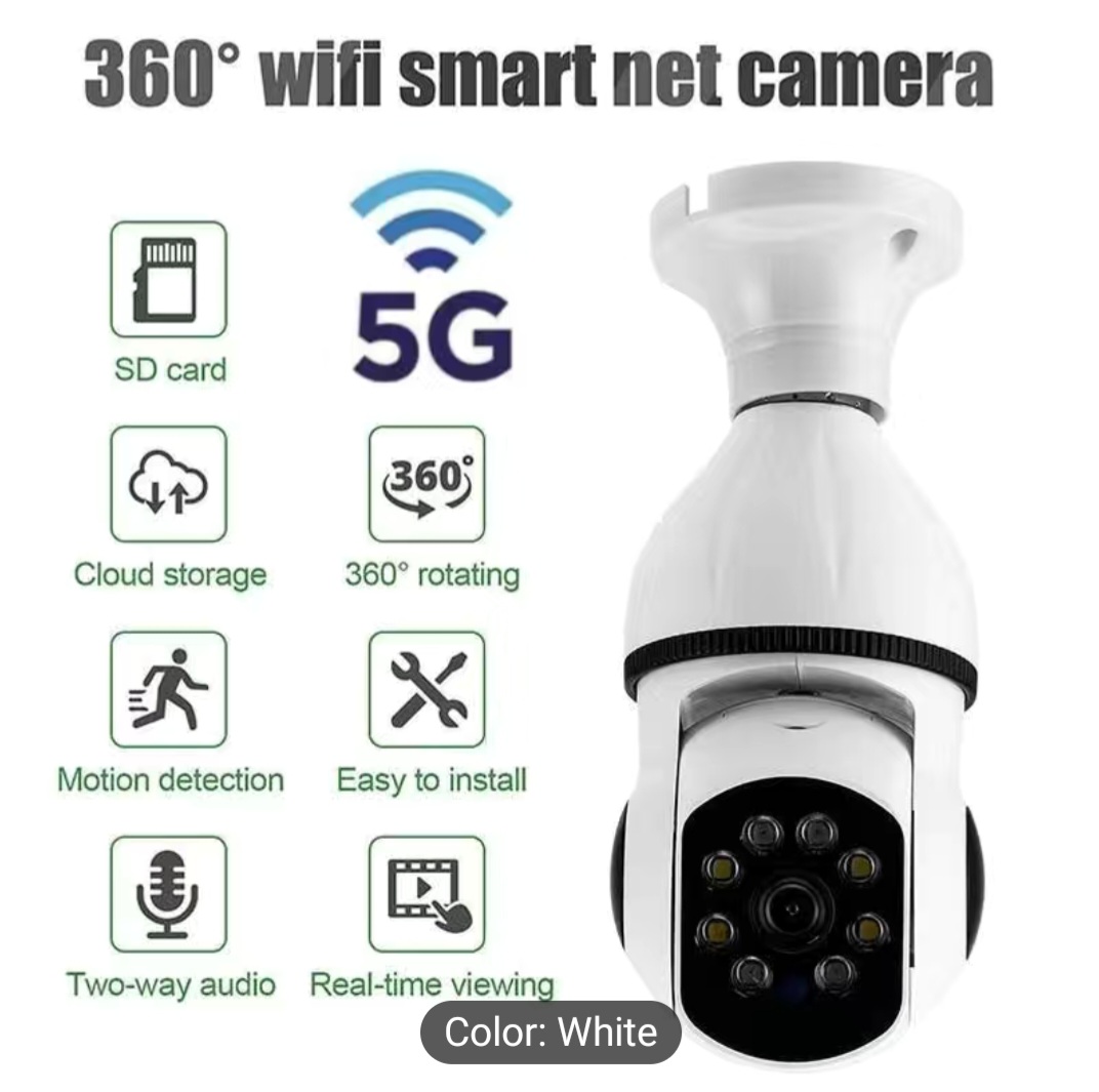 Camara tipo bombillo 360 Audio doble via Wifi 5G Foto 7183756-4.jpg