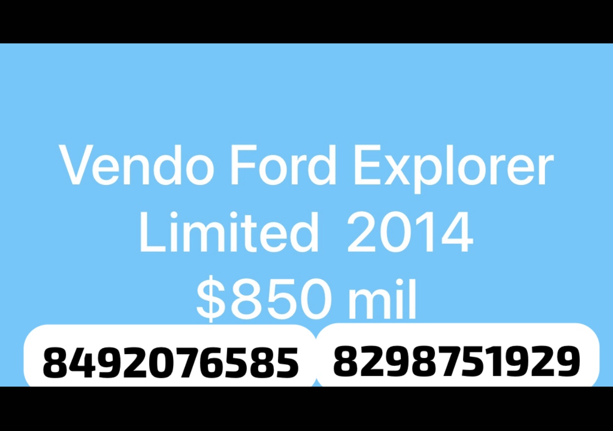 Vendo Ford Explorer Limited 2014 en Santo Domingo DN Foto 7184115-1.jpg