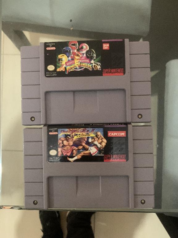 Super Street Fighter 2 y Power Rangers p/ Super Nintendo  Foto 7184662-3.jpg