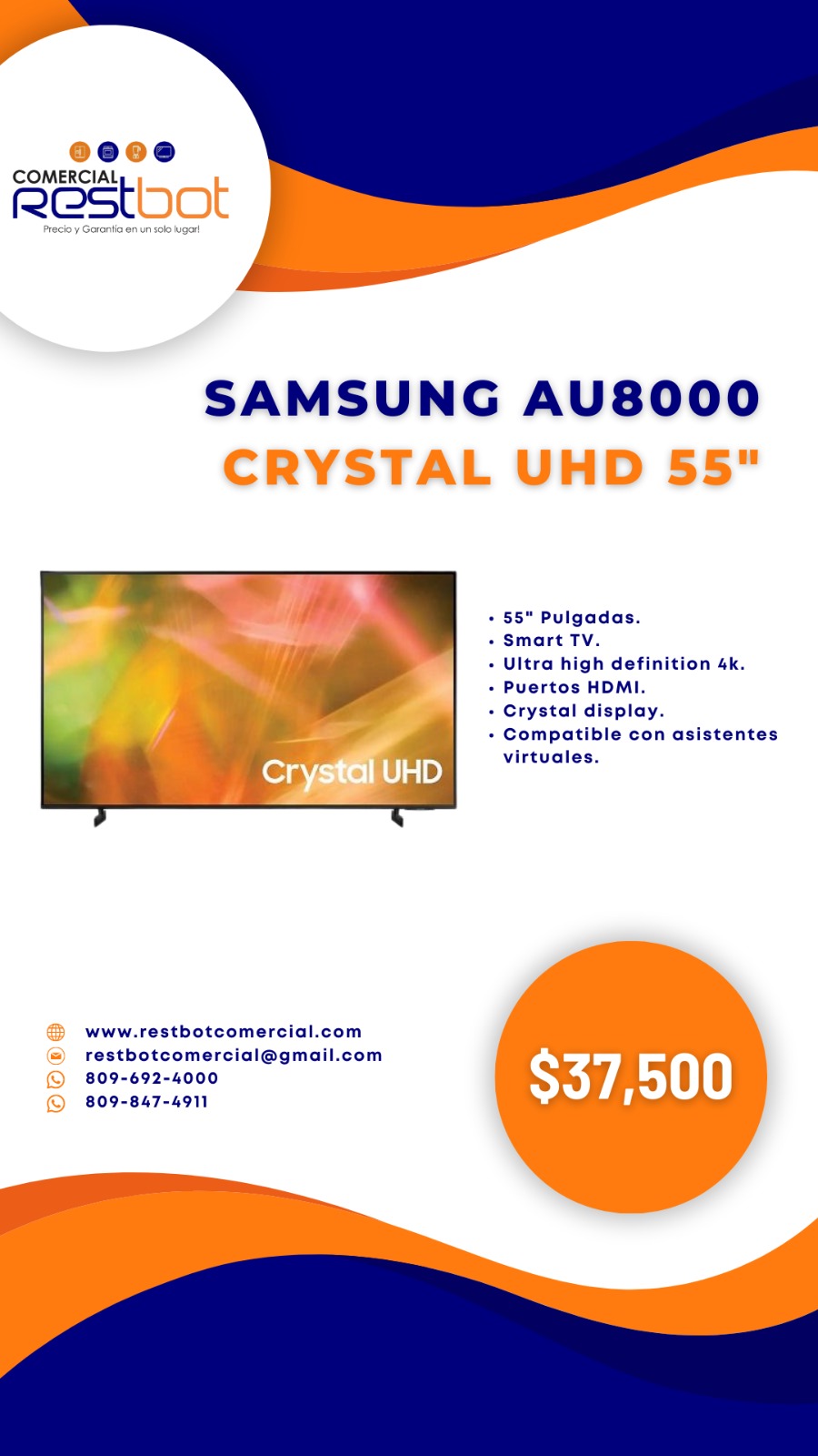 Samsung AU8000 CRYSTAL UHD 55” Foto 7185579-1.jpg