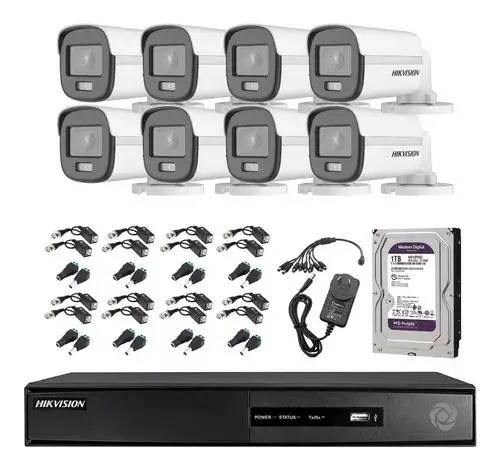 kit de 8 camara de seguridad jnice color vu vision nocturna  Foto 7188003-m1.jpg