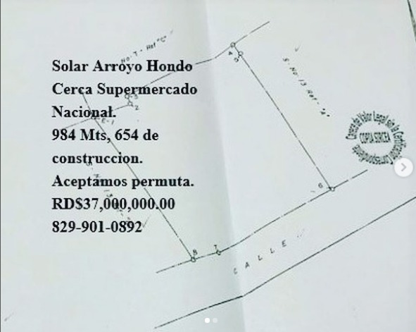 Solar Arroyo Hondo 984 Mts  Foto 7188372-1.jpg
