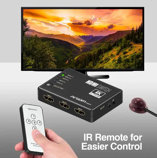 SWITCH DE 5 PUERTOS HDMI ARGOM ARG-AV-5125 Foto 7188448-4.jpg