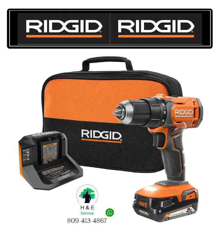 RIDGID - Taladro destornillador de 18 Voltios de 1/2 pulgada Foto 7189100-1.jpg