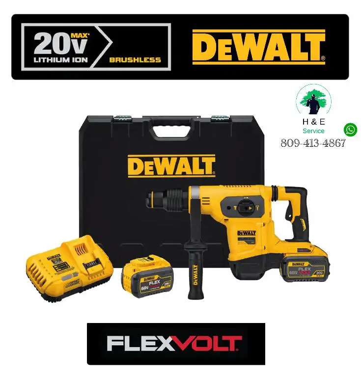 DEWALT Rotomartillo Inalámbrico SDS MAX de 1-9/16 pulgadas Foto 7189130-1.jpg