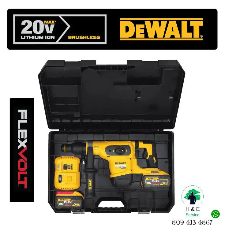 DEWALT Rotomartillo Inalámbrico SDS MAX de 1-9/16 pulgadas Foto 7189130-2.jpg