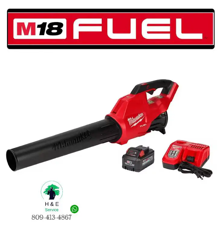 Milwaukee M18 FUEL - Soplador con batería de 8.0 Ah y carga Foto 7189175-1.jpg