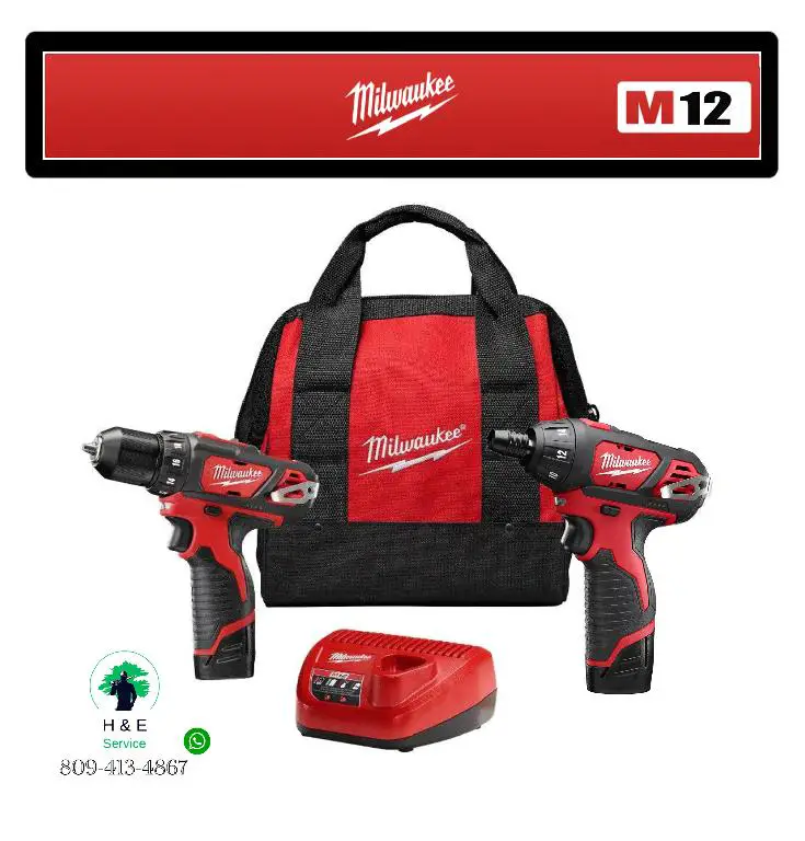 Milwaukee M12 - Kit Combinado de 2 Taladros Foto 7189188-1.jpg