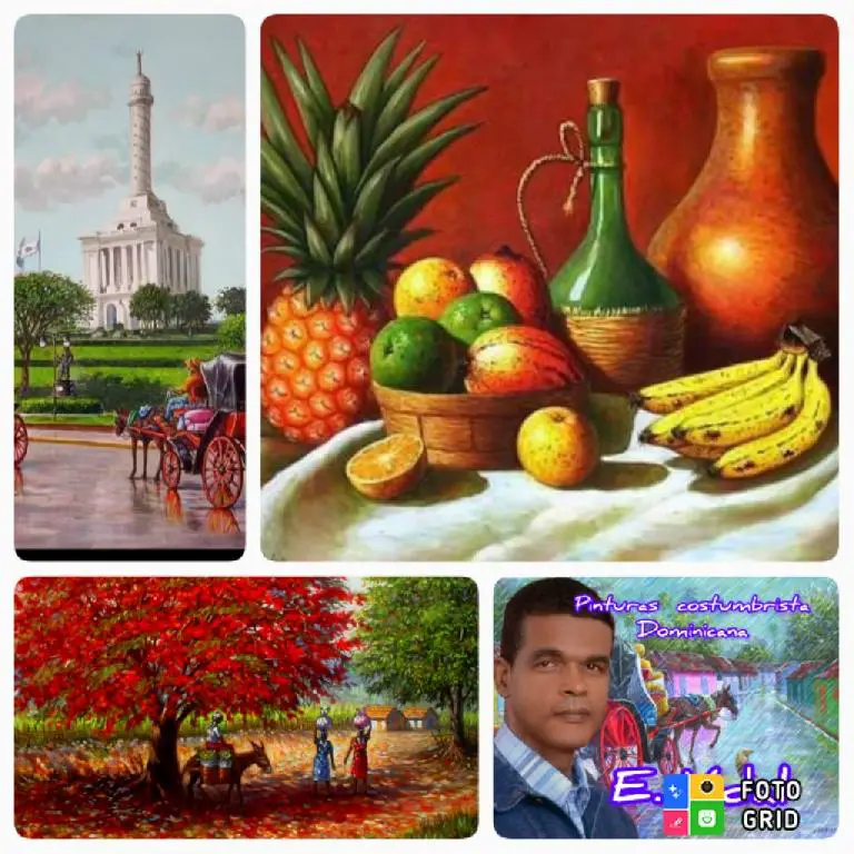 Pintor Dominicano cuadro Costumbrista Obra De Arte E.vidal Foto 7189545-6.jpg