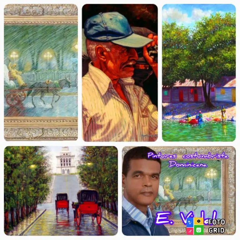 Pintor Dominicano cuadro Costumbrista Obra De Arte E.vidal Foto 7189545-9.jpg