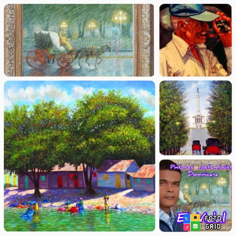 Pintor Dominicano cuadro Costumbrista Obra De Arte E.vidal Foto 7189546-9.jpg