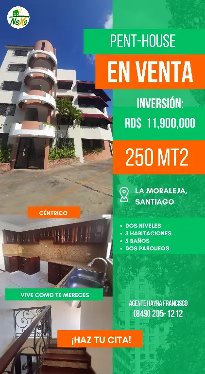 Venta de Pent-House Céntrico en Santiago HFA-255 Foto 7189816-1.jpg