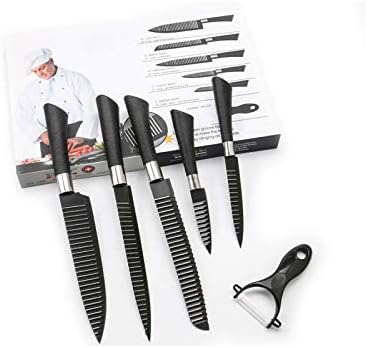 Juego de cuchillos  de corte de cocina de 6 piezas revestim Foto 7190961-2.jpg