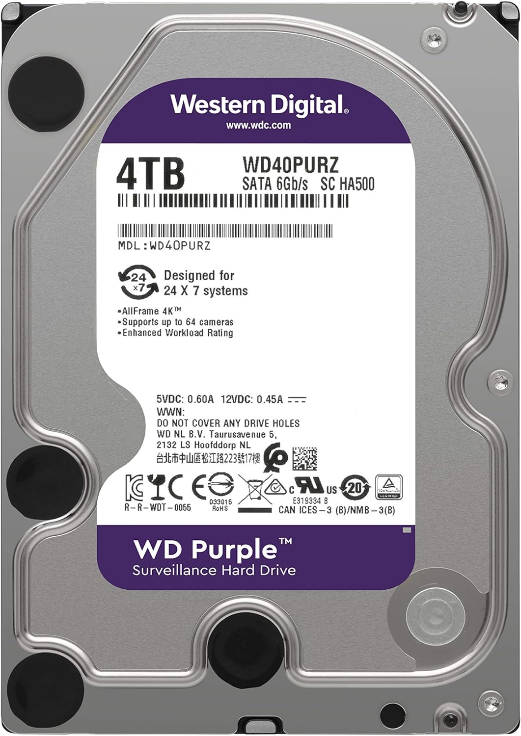 WD Purple - Disco duro de vigilancia 4TB Y 2TB  Foto 7192452-2.jpg