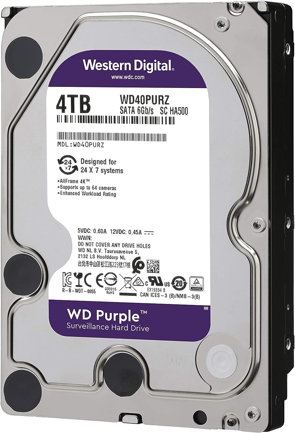WD Purple - Disco duro de vigilancia 4TB Y 2TB  Foto 7192452-3.jpg