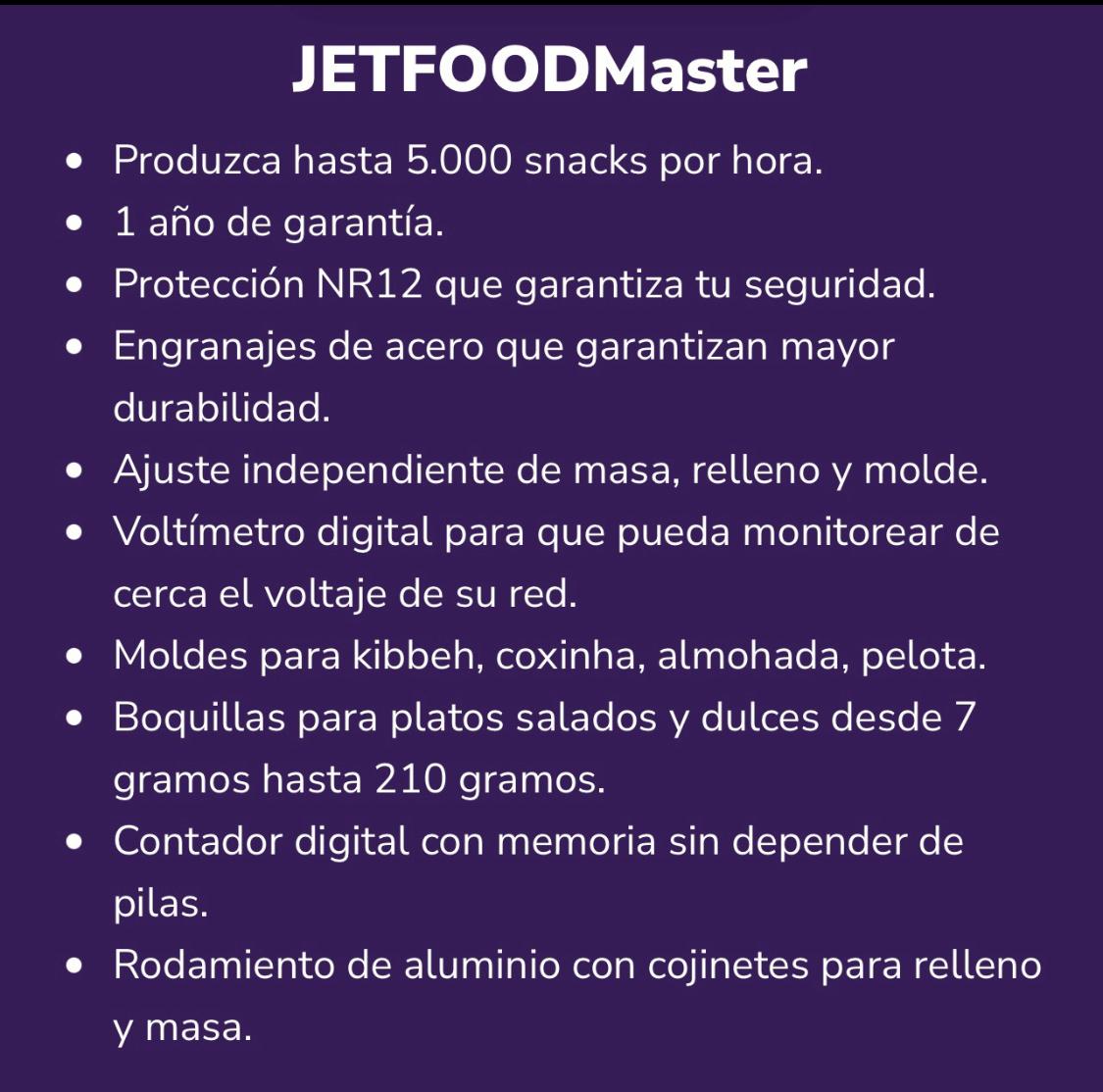 JETFOOD Máquina de picaderas saladas y dulces - nueva Foto 7192625-8.jpg