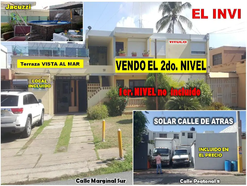 CASA 2DO NIVEL VISTA AL MAR EN EL INVI AUTOPISTA 30 DE MAYO  LOCAL   Foto 7192956-X1.jpg