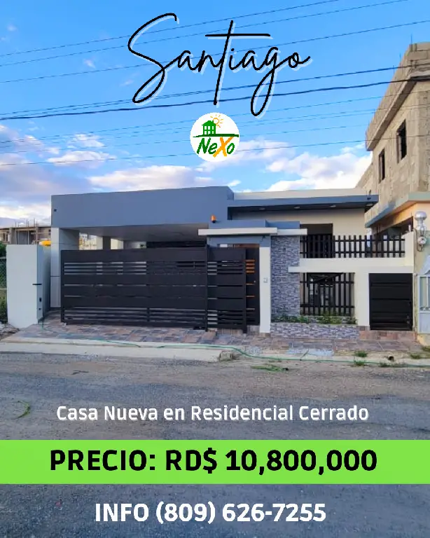 Casa Nueva en Venta Residencial Cerrado Santiago HFC-217 Foto 7194877-1.jpg