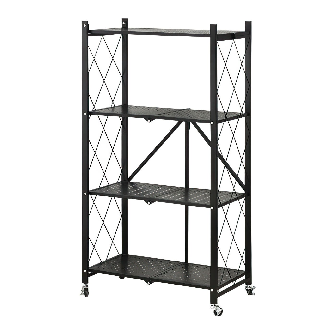 Rack Plegable con Ruedas Estante de Metal Resistente 200kg Foto 7194901-U3.jpg